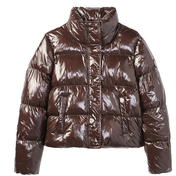 NOIZE Coco Patent Cropped
Puffer Jacket size Large - Picture 4 of 9